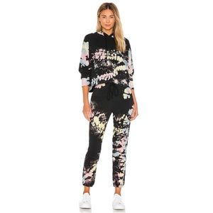 daydreamer color pop tie dye slim leg jogger sweatpants